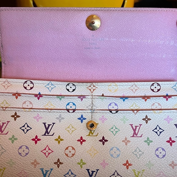 LOUIS VUITTON MURAKAMI SARAH WALLET W/DUSTBAG (DATE CODE CA0122) - Picture 10 of 16